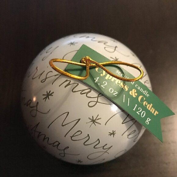 NEW Target Bullseye Playground Cypress & Cedar Ornament Candles - Picture 2 of 5